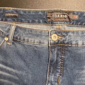Plus sized. Torrid. Skinny Premium Jeans. 24R.
